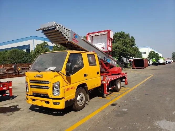 荆州附近云梯车出租 砂石搬运